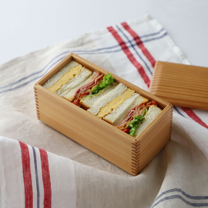 サンドイッチも シンプルなお弁当箱 作りました Hushykke ハシュケ